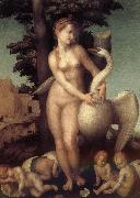 Andrea del Sarto Lida and the Swan oil painting reproduction